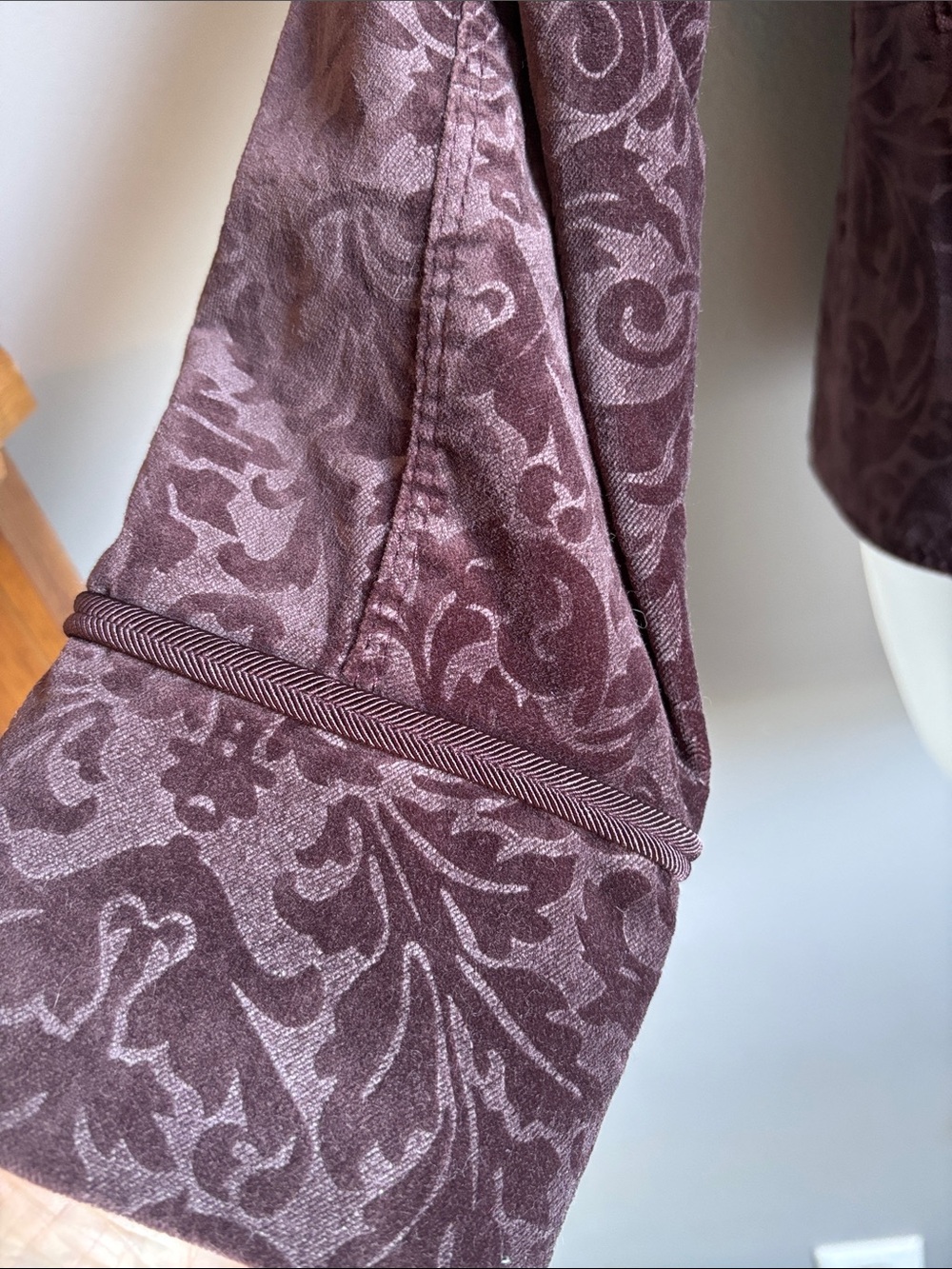 NWT Ann Taylor LOFT deep purple velvet embossed blazer * sz 6 - Picture 16 of 16